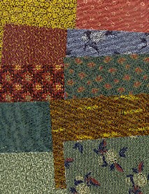 Lucky Stars, fabrics used